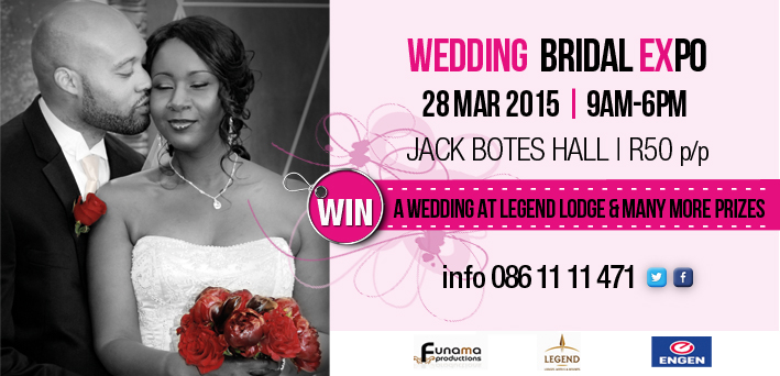 Jank Botec Funama Wedding & Bridal Expo in Polokwane in March.