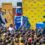 Mascots Deliver Shoes To Learners